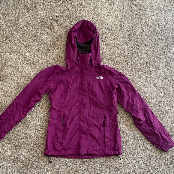 The North Face Magenta Hooded Jacket - Picture 1 of 4